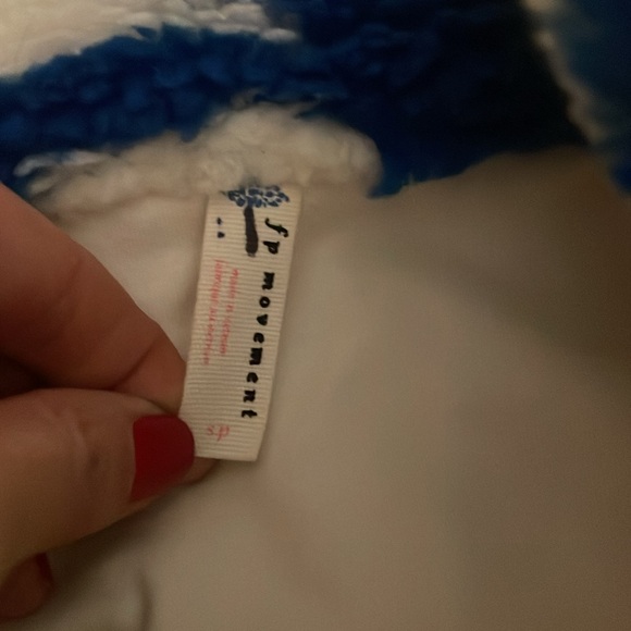 Free People Movement Rocky Ridge fleece snap up jacket Sz. S - Picture 6 of 7